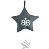 roba Carillon Rock Star Baby 3 per Neonati e Bambini - Tessuto Lavabile - Decorazione Cameretta - da Agganciare alla Culla - Ottimale come Regalo Nascita - Melodia Rimovibile - Grigio