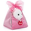 Trudi Coniglietto Borsa Fiocco Animali Peluche in Borsetta Fashion trasportabili. Idea Regalo alla Moda | 15x18x15cm Taglia XS Fashion Pets | Modello 29621