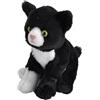 Wild Republic Pocketkins Eco Gatto Tuxedo, Animale di Peluche, 12 cm, Giocattolo di Peluche, Realizzato con Materiali Riciclati, Ecologico