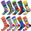 BISOUSOX Calzini Fantasia da Uomo Calze Classici alla Moda, Cotone Calzini Stampato Famose Moda Colorate Calze Regalo Divertente Comodo e Traspirante per Amici/Festival