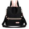 CYchen Zaino Antifurto Donna, Borse a Mano Impermeabile Ragazza Marsupio Elegante Porta PC Lavoro Bigiotteria in Cuoio Borsette Tracolla Viaggio - Nero