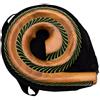 Mienloco Didgeridoo strumento a forma rotonda materiali naturali borsa da viaggio a spirale Australia (D1)