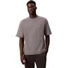 Calvin Klein Uomo T-shirt Maniche Corte Crew Neck Wide Fit, Nero (Black), M