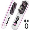 OSDUE Piastra per Capelli Senza Fili,Spazzola Lisciante per Capelli 4 Temperatura Regolabile,Ricaricabile USB, Ceramica antiscottatura, Piastra Capellis Professionale per Lisci, Ricci e Mossi
