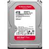 Western Digital WD Red Plus 4TB Hard Disk 3.5" NAS SATA 5400 RPM 128MB WD40EFZZ