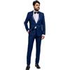 Smoking Uomo Sartoriale Completo Elegante Vestito Casual Cerimonia VEQUE