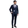 Abito Uomo Micro Fantasia Sartoriale Completo Cerimonia Giacca Pantaloni VEQUE
