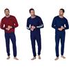Sergio Tacchini pigiama uomo SERGIO TACCHINI estivo COTONE polsino bottoni 9 colori
