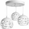 Maka Lampadario a sospensione design moderno E27 220V sfere con giochi di luce bianco