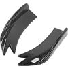 EVTSCAN Spoiler paraurti posteriore, paraurti posteriore universale per auto, diffusore splitter per labbro, protezione antigraffio per labbro posteriore