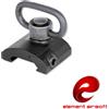 ELEMENT Anello con gancio per cinghia Black (EL-EX250B)