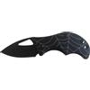 Coltello tascabile con disegno ragnatela