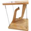 Supporto per altoparlante da tavolo da tavolo con struttura tensegrity per
