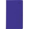 Zettler - Agenda tascabile 2025, viola, 9,5 x 16 cm, calendario tascabile con 64 pagine in custodia in plastica, 1 settimana su 1 pagina, quaderno indirizzi separato, conteggio settimanale, fasi