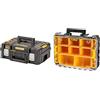 DEWALT DWST83345-1 unità Porta Elettroutensili, Nero & DWST82968-1 - Organizador con tapa transparente TSTAK V - IP54