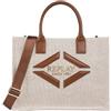 Replay Borsa da donna FW3865 X076 Off White + MONK'SROBE + Partridge
