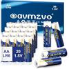 avmzvo Batterie AA, 20 pezzi, batterie LR6, alcaline da 1,5 V, potenza durevole, potente, possono essere utilizzate per giocattoli, sveglia e altri dispositivi elettronici