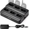 BAOFENG 888S - Caricatore multiplo per BF-888S, H-777, BF-88ST e 88E walkie-talkie e batterie, 1 pezzo