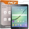 REY Pack 2X Pellicola salvaschermo per Samsung Galaxy Tab S2 9,7, Pellicole salvaschermo Vetro Temperato 9H+, di qualità Premium Tablet