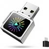XIBALOM Adattatore wireless per Apple CarPlay e Android Auto, mini dongle con WiFi 6 e Bluetooth, riconnessione automatica, design compatto in metallo USB-C Incluso
