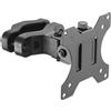 Maclean MC-983 - Supporto per monitor da 17 a 32 fino a 8 kg, diametro palo/tubo da 28 a 60 mm, braccio monitor Inclinazione Rotazione