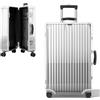 Linpr Coprivaligia Elastico Trasparente in PVC - Impermeabile per Valigie Grande/Media/Cabina, Non Richiede Smontaggio, 18-32 Pollici Copri aligia (Trasparente, 24 Pollici)