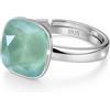 MŚ 1997 MENNICA ŚWIDNICKA Anello da donna in argento sterling 925, 44 colori, regolabile con cristalli di marca, con zirconi cubici lucidi, anello da dito in confezione regalo