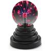 Dpofirs 3 in Magic Plasma Ball Lamp, Plasma Electric Nebula Lightening Ball, Touch Sensitive Interactive Plasma Lamp Nebula Sphere Globe per Regali