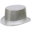 Boland - Cappello, cilindro lucido, tesa piatta, carnevale, Halloween, festa in maschera, costume, accessorio, teatro, travestimento