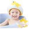 FUSACONY Cuffia da doccia regolabile per bambini 0-9 anni (cappello morbido impermeabile, shampoo per bagno)