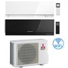 Mitsubishi Climatizzatore Condizionatore Mitsubishi Kirigamine Zen Wifi Bianco e Nero Dual Split Inverter 9000 + 12000 BTU con U.E. MXZ-2F42VF4 classe A+++ /A++ NOVITÁ