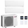 MITSUBISHI ELECTRIC CONDIZIONATORE MITSUBISHI MSZ-AY DUAL SPLIT 7000+7000 BTU INVERTER R32 MXZ-2F42VF A+++ WIFI
