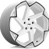 Cerchi in lega Niche FLASH (US) 10.5x20 Gloss White W/ Black