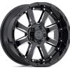 Cerchi in lega Black Rhino BR SIERRA (US) 9.0x17 Gloss Black W/ Milled Spokes