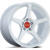 Cerchi in lega Motegi BATTLE V (US) 8.5x18 Matsuri White Pearl Mach Lip