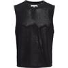 JACK & JONES Knit Mesh Tank Top Jcoserenity-Canottiera in Maglia, Nero, XL Uomo