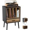 Semiocthome Supporto per giradischi con cassa in vinile a nido può (v0p)