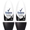 Rexona deodorante donna sfera Invisible Black + White 50 ml - Set di 2