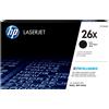 Hp cartuccia toner originale nero ad alta capacità laserjet 26x