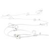 Intec STRINGA ELETTRIFICATA PICNIC BIANCA 10 LUCI ATTACCO E14 IP54 CON SPINA SCHUKO 500CM