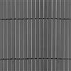 TENAX Colorado 1,50x5 m Grigio, Canniccio Sintetico a Canne Intere da 7mm, Schermante Frangivista in PVC per Giardino, Balcone e Terrazza