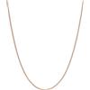 FOCALOOK Collana Donna Uomo Acciaio Inossidabile, Collana Catena Serpente Oro Rosa lunga 50cm, Catenina Acciaio Snake per Donna Uomo, Confezione Regalo