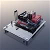 DALAIBUKESI DIY Acrylic Open Frame PC Case for MATX, ITX Motherboards - Gaming & Test Bench Rack for PC Builds