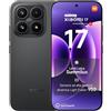 XIAOMI 17, Smartphone 12+512 GB, Lenti Leica Summilux, Sensore Light Fusion 950, Batteria Surge 6330 mAh, HyperAI, Black, Garanzia 3 anni, Caricatore non incluso