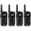 TechSide TS-T3 Go Ricetrasmittente PMR446, 16 Canali, Portata 10 km, Ricarica USB-C, con Torcia LED, 4 Pezzi