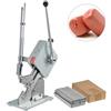 VEVOR Macchina per Tagliare Salsiccia a Forma di U con 1 Scatola di Fermagli 5000 pezzi, Manuale Clipper in Acciaio con Finitura Cromata, Salsiccie Tosatrice con Ritaglio
