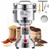 VEVOR 750g Mulino Elettrico per Cereali, Macina Spezie Commerciale Alta Velocità 2000 W, Macchina Polverizzazione in Acciaio Inox, per Cereali Secchi, Spezie, Caffè, Mais, Pepe, Tipo Oscillante