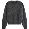 Scotch & Soda Maglione da Donna Core Fuzzy Crew Neck Pullover, Carbone Melange 030, XL