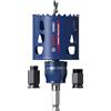 Bosch 3x Starter Set di seghe a tazza EXPERT Multi Material PC Plus (per Legno con metallo, Mattone, Ø 51 mm, Professional Accessorio Trapano)
