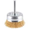 Bosch 1x Spazzola a tazza PRO Multi Material Clean a filo ondulato, codolo cilindrico (per Acciaio, Acciaio inossidabile, Ø 50 mm, Professional Accessorio Trapano)